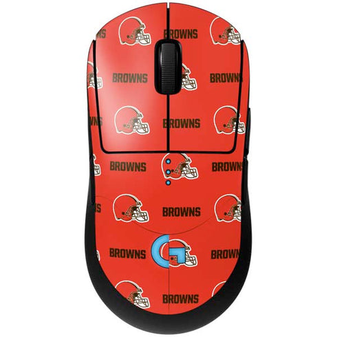 NFL Cleveland Browns Blitz Series G Pro Wireless Gaming Mouse Skin